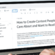 How to Create Content People Care About and Want to Read