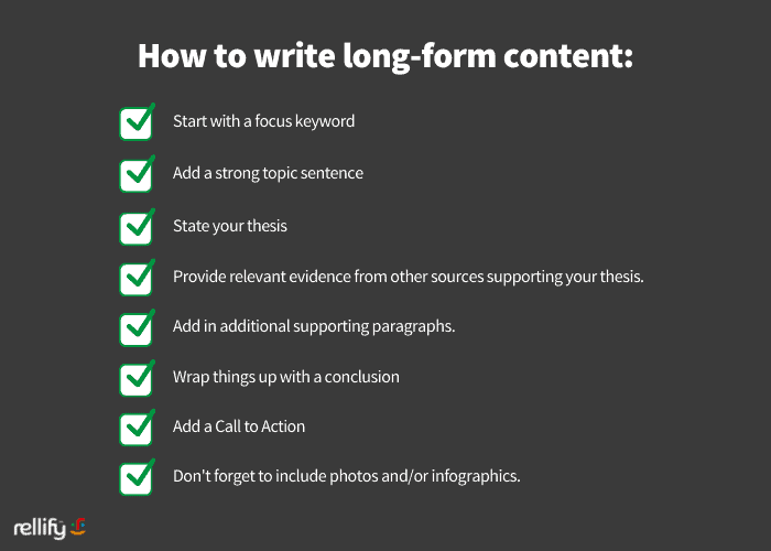 how to write long-form content