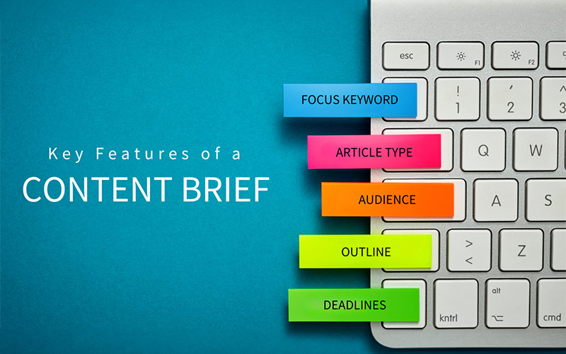 Key features of a content brief